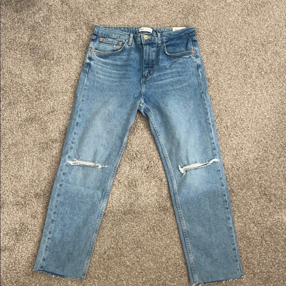 Zara mom jeans
